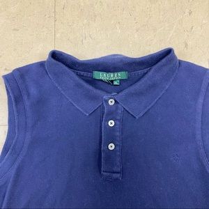 Navy XL Sleeveless Ralph Lauren Polo